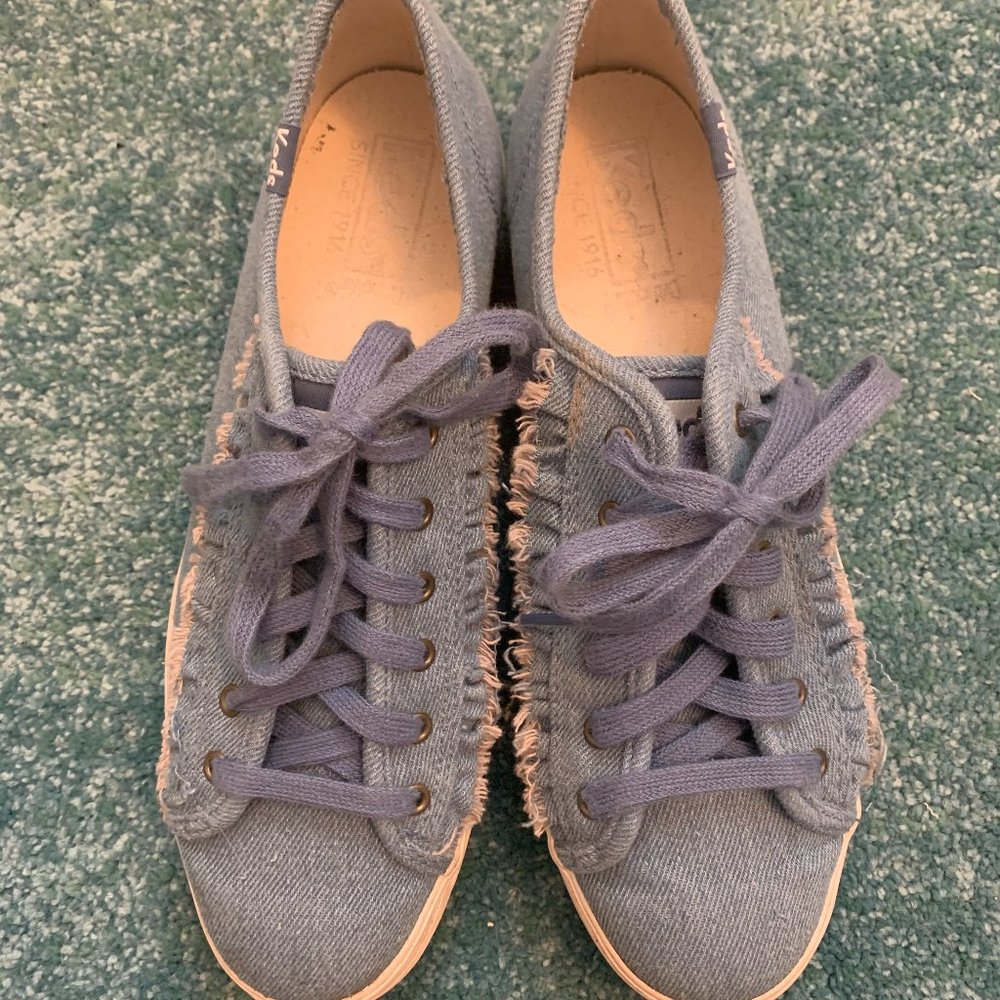 Keds denim platform sneakers